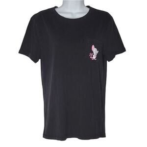 Divided H&M Black Pinky & the Brain Animaniacs Short Sleeve Graphic Tee Women XS
